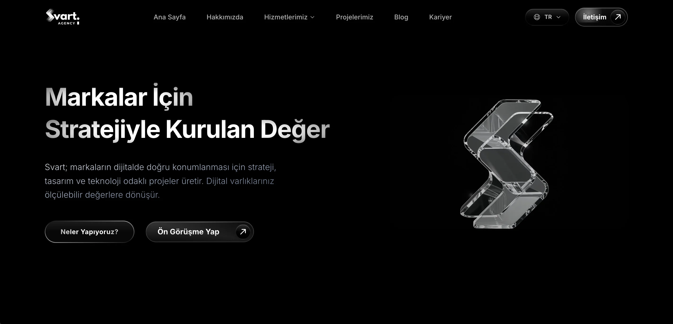 Masaüstü görünüm - Svart Agency