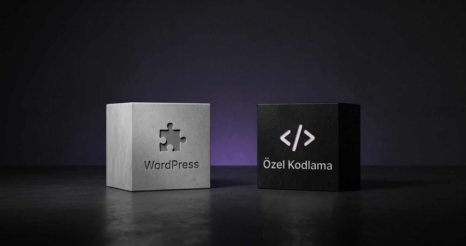WordPress mi, Özel Kodlama mı? 2026'da Hangisi, Kime Göre